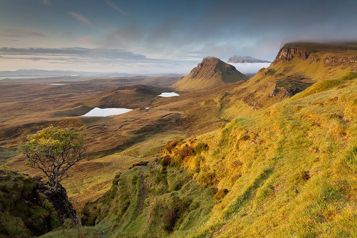 Landschaft Trotternish Ridge Quiraing Dun Dubh