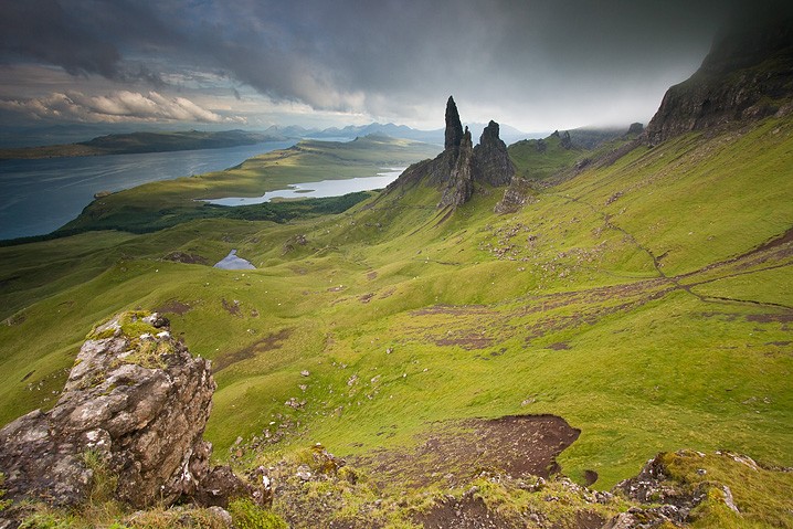 Landschaft Old man of storr